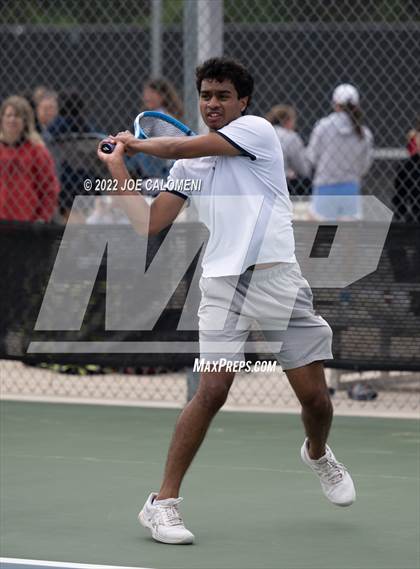 Thumbnail 3 in Tascosa vs Liberal Arts & Science Academy - Austin (UIL 5A Boys Singles State Quarterfinal) photogallery.
