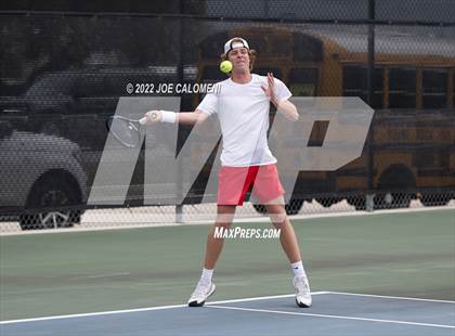 Thumbnail 3 in Tascosa vs Liberal Arts & Science Academy - Austin (UIL 5A Boys Singles State Quarterfinal) photogallery.