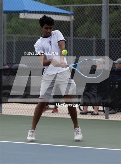 Thumbnail 2 in Tascosa vs Liberal Arts & Science Academy - Austin (UIL 5A Boys Singles State Quarterfinal) photogallery.