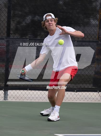 Thumbnail 2 in Tascosa vs Liberal Arts & Science Academy - Austin (UIL 5A Boys Singles State Quarterfinal) photogallery.