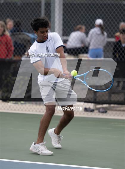 Thumbnail 1 in Tascosa vs Liberal Arts & Science Academy - Austin (UIL 5A Boys Singles State Quarterfinal) photogallery.