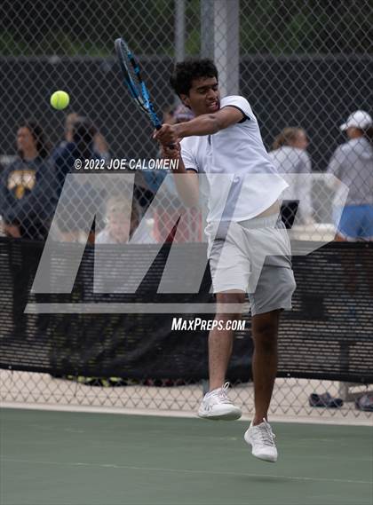 Thumbnail 3 in Tascosa vs Liberal Arts & Science Academy - Austin (UIL 5A Boys Singles State Quarterfinal) photogallery.