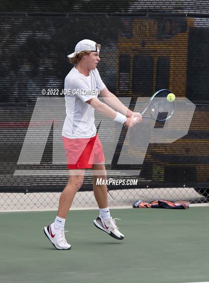 Thumbnail 3 in Tascosa vs Liberal Arts & Science Academy - Austin (UIL 5A Boys Singles State Quarterfinal) photogallery.