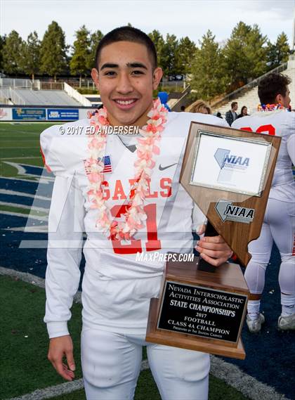 Thumbnail 2 in Reed vs. Bishop Gorman (NIAA 4A Final) photogallery.