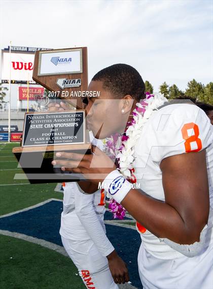 Thumbnail 3 in Reed vs. Bishop Gorman (NIAA 4A Final) photogallery.
