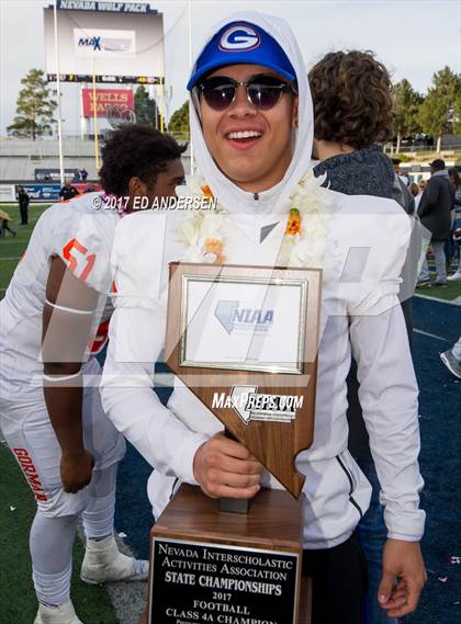 Thumbnail 3 in Reed vs. Bishop Gorman (NIAA 4A Final) photogallery.