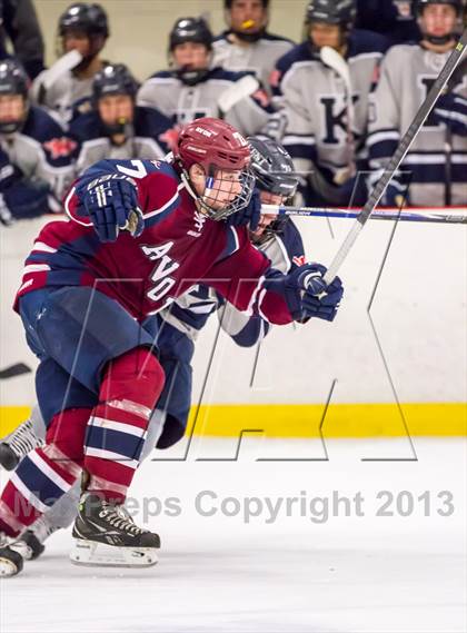Thumbnail 2 in Kent School vs. Avon Old Farms (Avon Old Farms Christmas Classic) photogallery.