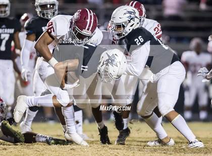 Thumbnail 2 in Norcross vs. Lowndes (GHSA 7ARound 2 Playoff) photogallery.