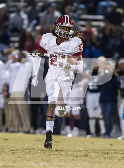 Thumbnail 3 in Norcross vs. Lowndes (GHSA 7ARound 2 Playoff) photogallery.