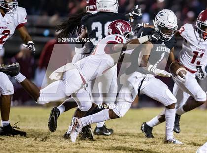 Thumbnail 3 in Norcross vs. Lowndes (GHSA 7ARound 2 Playoff) photogallery.