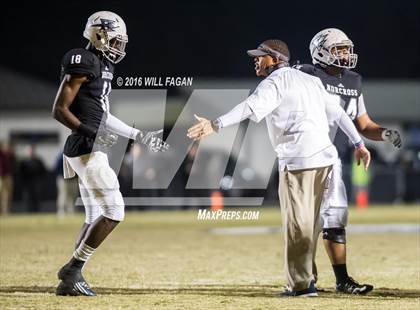 Thumbnail 3 in Norcross vs. Lowndes (GHSA 7ARound 2 Playoff) photogallery.