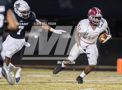 Thumbnail 2 in Norcross vs. Lowndes (GHSA 7ARound 2 Playoff) photogallery.