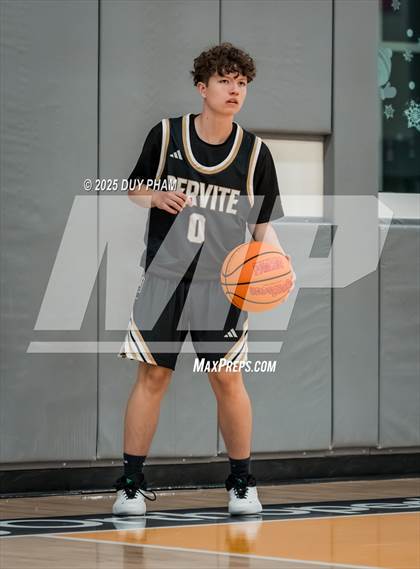 Thumbnail 3 in JV: Servite (Black) vs San Juan Hills photogallery.