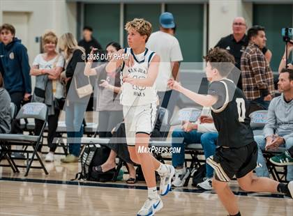 Thumbnail 1 in JV: Servite (Black) vs San Juan Hills photogallery.