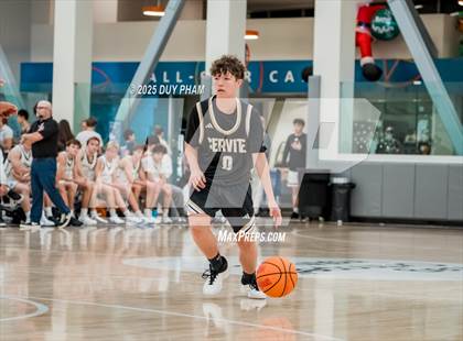 Thumbnail 3 in JV: Servite (Black) vs San Juan Hills photogallery.