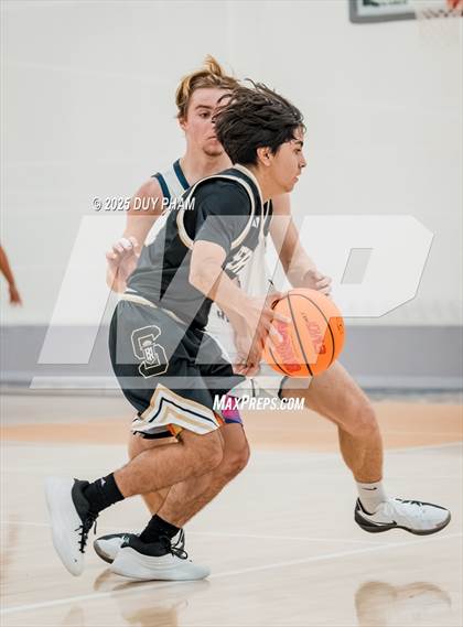 Thumbnail 2 in JV: Servite (Black) vs San Juan Hills photogallery.