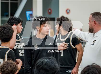 Thumbnail 3 in JV: Servite (Black) vs San Juan Hills photogallery.