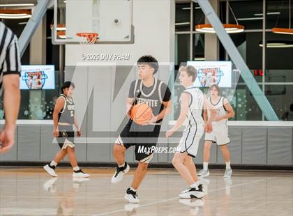 Thumbnail 1 in JV: Servite (Black) vs San Juan Hills photogallery.