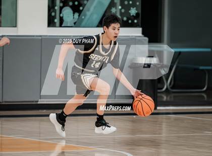 Thumbnail 2 in JV: Servite (Black) vs San Juan Hills photogallery.