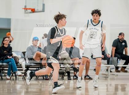 Thumbnail 2 in JV: Servite (Black) vs San Juan Hills photogallery.