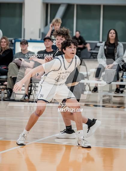 Thumbnail 3 in JV: Servite (Black) vs San Juan Hills photogallery.