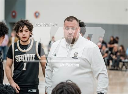 Thumbnail 1 in JV: Servite (Black) vs San Juan Hills photogallery.