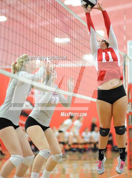 Thumbnail 3 in Fallbrook vs. Village Christian (HUDL SoCal Invite) photogallery.