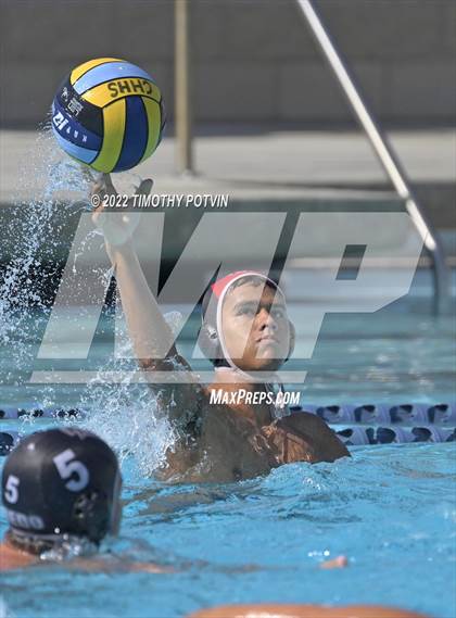 Thumbnail 2 in Servite vs Santiago (Chino Hills Tournament) photogallery.