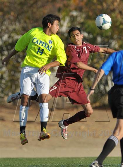 Thumbnail 2 in Rio Vista @ Capital Christian (CIF SJS D6 Playoffs) photogallery.