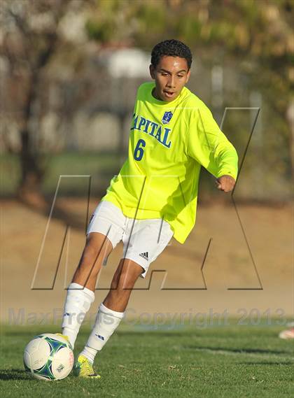Thumbnail 3 in Rio Vista @ Capital Christian (CIF SJS D6 Playoffs) photogallery.