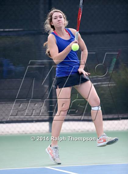 Thumbnail 1 in Saint Francis vs Rocklin (CIF NorCal  Regional Girls Tennis Championships) photogallery.