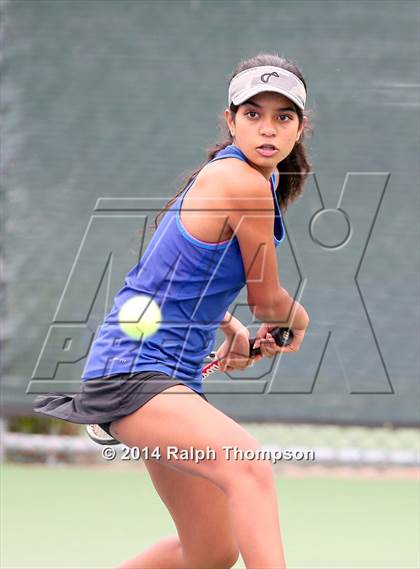 Thumbnail 1 in Saint Francis vs Rocklin (CIF NorCal  Regional Girls Tennis Championships) photogallery.