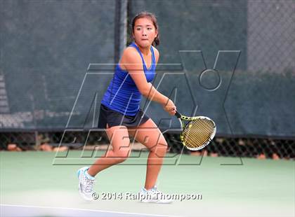 Thumbnail 1 in Saint Francis vs Rocklin (CIF NorCal  Regional Girls Tennis Championships) photogallery.