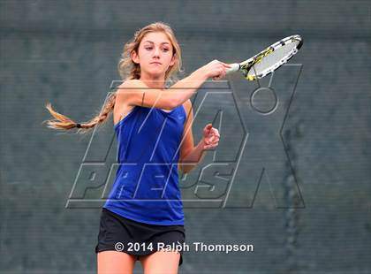 Thumbnail 1 in Saint Francis vs Rocklin (CIF NorCal  Regional Girls Tennis Championships) photogallery.