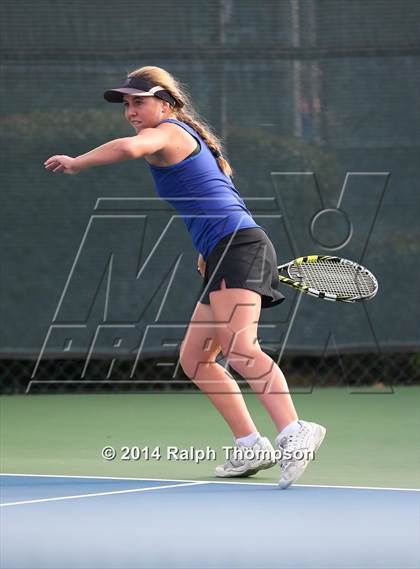 Thumbnail 1 in Saint Francis vs Rocklin (CIF NorCal  Regional Girls Tennis Championships) photogallery.