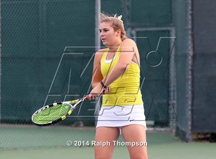 Thumbnail 2 in Saint Francis vs Rocklin (CIF NorCal  Regional Girls Tennis Championships) photogallery.