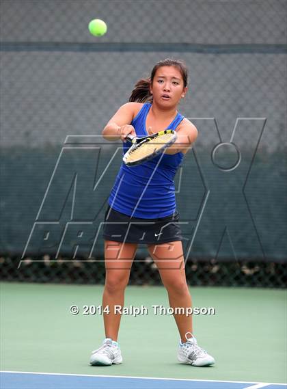 Thumbnail 1 in Saint Francis vs Rocklin (CIF NorCal  Regional Girls Tennis Championships) photogallery.