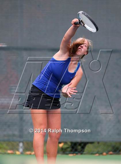 Thumbnail 1 in Saint Francis vs Rocklin (CIF NorCal  Regional Girls Tennis Championships) photogallery.