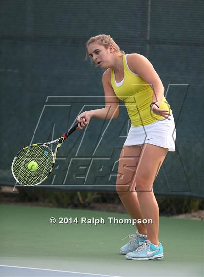 Thumbnail 2 in Saint Francis vs Rocklin (CIF NorCal  Regional Girls Tennis Championships) photogallery.