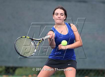 Thumbnail 3 in Saint Francis vs Rocklin (CIF NorCal  Regional Girls Tennis Championships) photogallery.