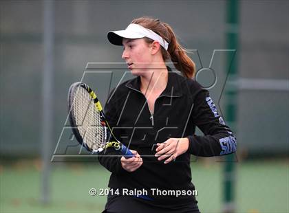 Thumbnail 3 in Saint Francis vs Rocklin (CIF NorCal  Regional Girls Tennis Championships) photogallery.