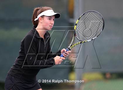 Thumbnail 3 in Saint Francis vs Rocklin (CIF NorCal  Regional Girls Tennis Championships) photogallery.