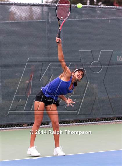 Thumbnail 1 in Saint Francis vs Rocklin (CIF NorCal  Regional Girls Tennis Championships) photogallery.