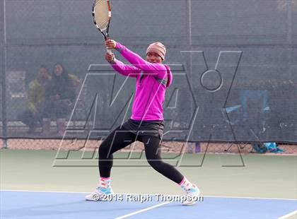 Thumbnail 3 in Saint Francis vs Rocklin (CIF NorCal  Regional Girls Tennis Championships) photogallery.