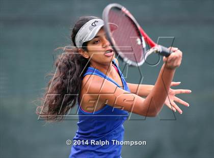 Thumbnail 1 in Saint Francis vs Rocklin (CIF NorCal  Regional Girls Tennis Championships) photogallery.