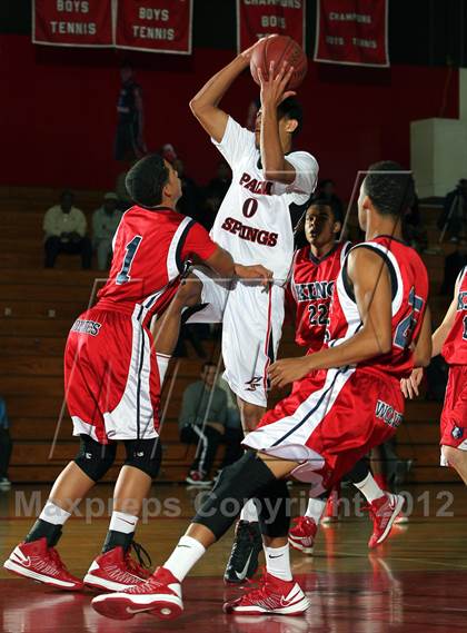 Thumbnail 1 in King [Dr. Martin Luther] vs Palm Springs (MaxPreps Holiday Classic) photogallery.