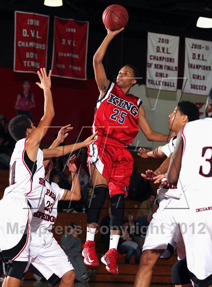 Thumbnail 2 in King [Dr. Martin Luther] vs Palm Springs (MaxPreps Holiday Classic) photogallery.
