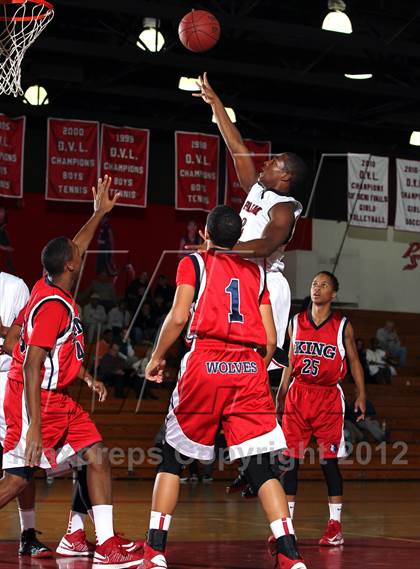 Thumbnail 1 in King [Dr. Martin Luther] vs Palm Springs (MaxPreps Holiday Classic) photogallery.