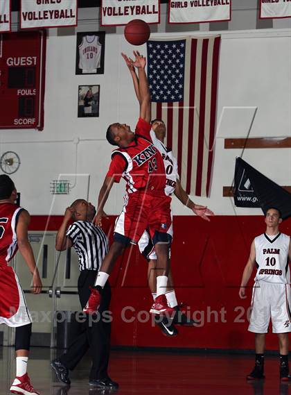 Thumbnail 2 in King [Dr. Martin Luther] vs Palm Springs (MaxPreps Holiday Classic) photogallery.