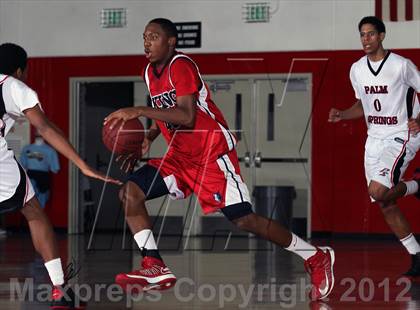 Thumbnail 1 in King [Dr. Martin Luther] vs Palm Springs (MaxPreps Holiday Classic) photogallery.